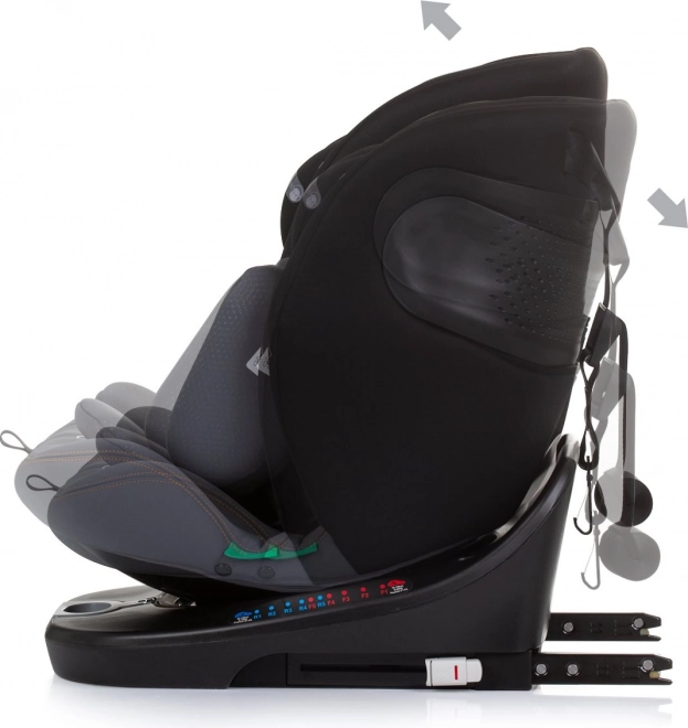 Autosedačka Chipolino Motion i-Size 40-150cm Isofix 360 v Obsidianovej farbe