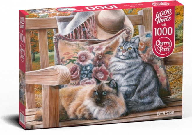 Puzzle Kočičí posezení 1000 dielikov