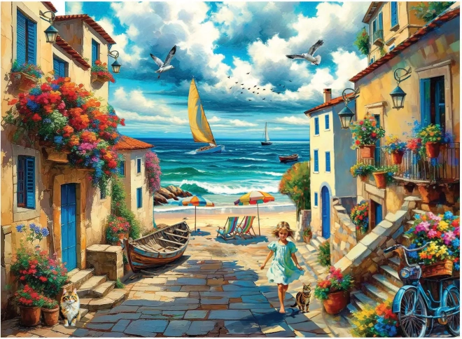 Puzzle Láskavá dedinka 1000 dielikov