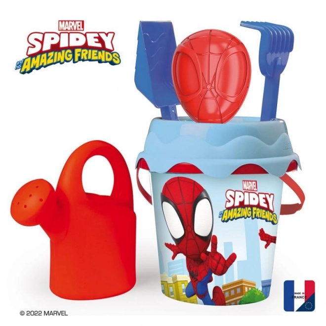 Kyblíček Spidey s konvičkou a príslušenstvom