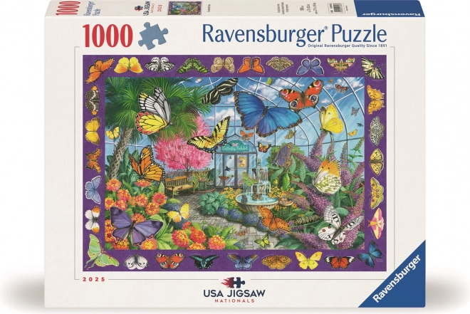 Puzzle Kráľovstvo motýľov 1000 dielikov