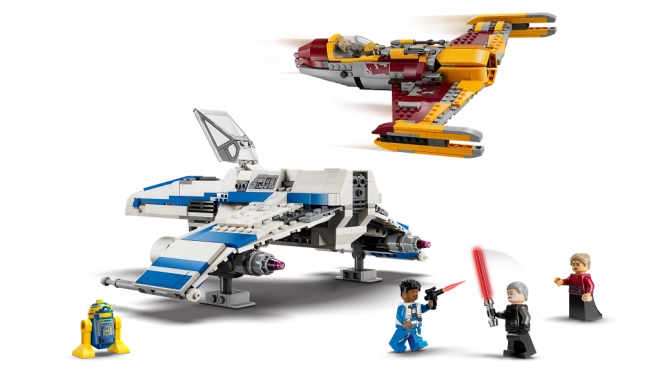 LEGO Star Wars E-Wing proti Stíhačke Shin Hati