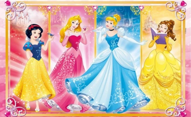 Puzzle Disney princezné: Kamarátky 2x60 dielikov