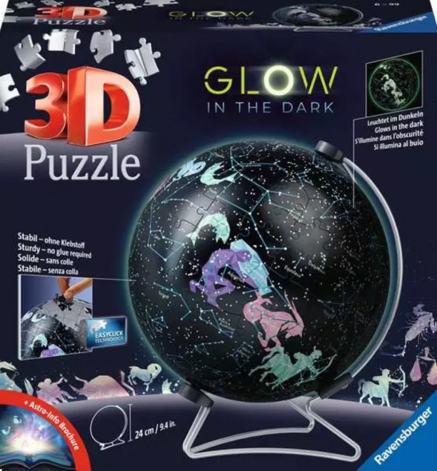 Ravensburger 3D Svietiaca Puzzleball Hviezdny Globus 190 Dielikov