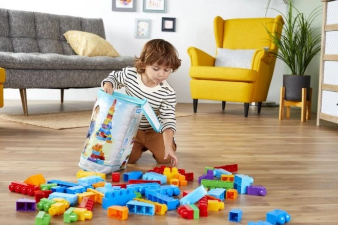 Mega Bloks First Builders kocky v plastovom vrecku 80 ks