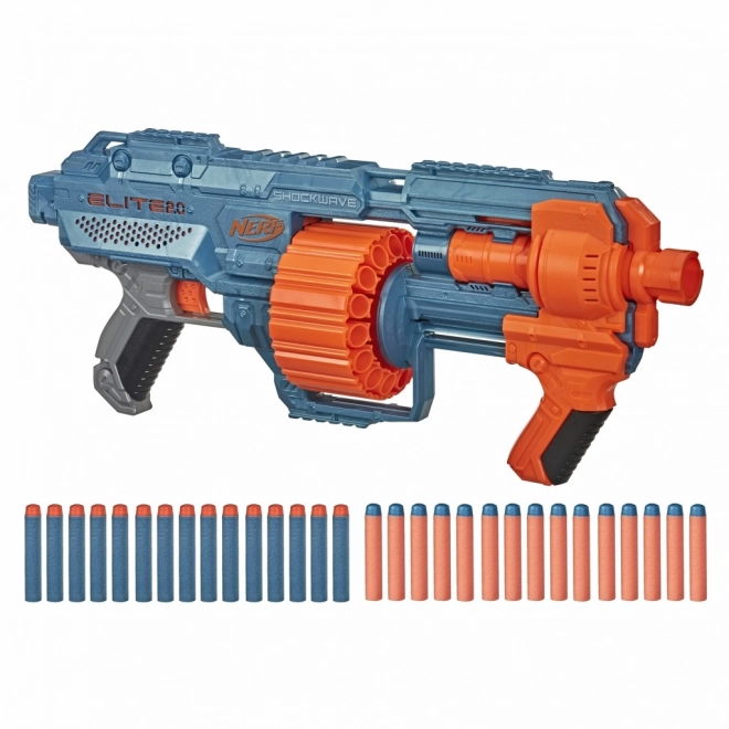 Pistola Nerf Elite 2.0 Shockwave s rotačným bubienkom