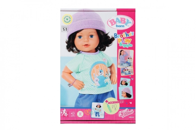 Starší brat BABY born Play & Style, 43 cm