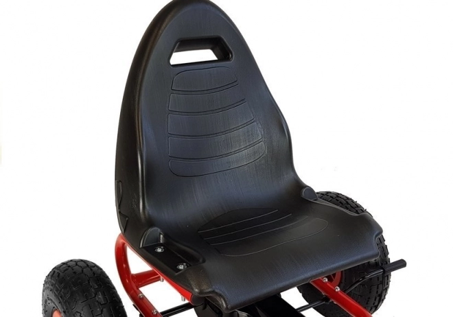 Gokart na pedále červený