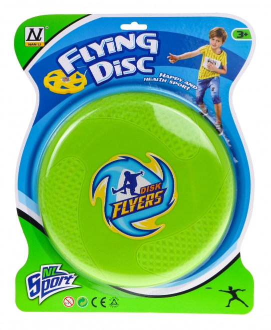 Lietajúci disk Frisbee - športová hračka pre deti a dospelých - zelený