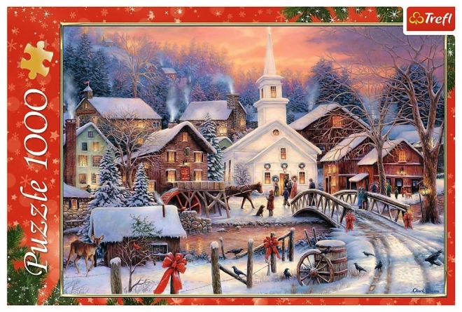 Puzzle Biele Vianoce 1000 dielikov