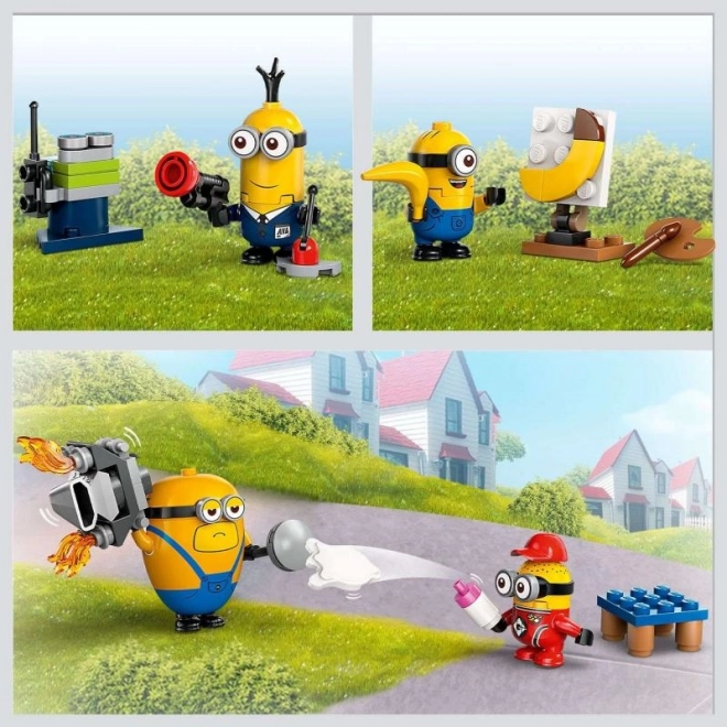 Kocky Minions a banánový voz