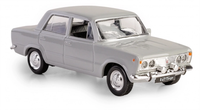 Kolekčný model PRL Fiat 125p popelavý