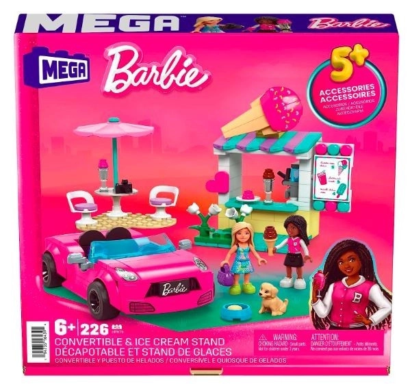 Barbie Mega kabriolet a stánok