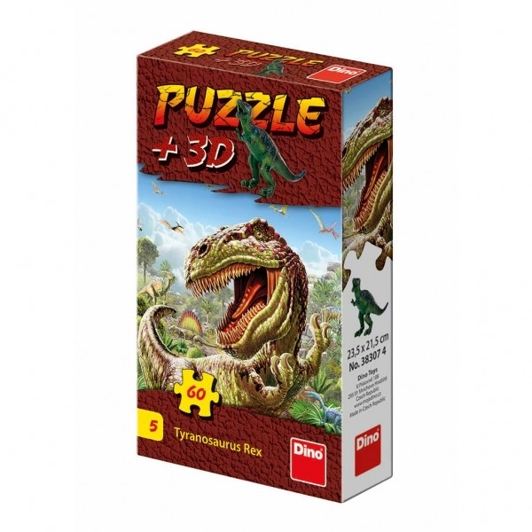 Puzzle s dinosaurem: Parasaurolophus 60 dielikov