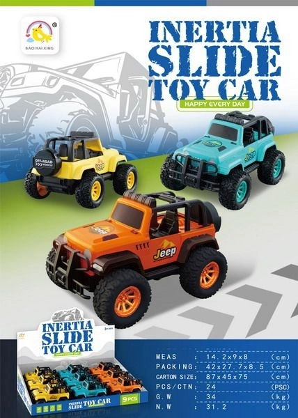 Auto Jeep Terénne na zotrvačník