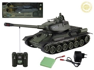 Tank na diaľkové ovládanie T34 1:24