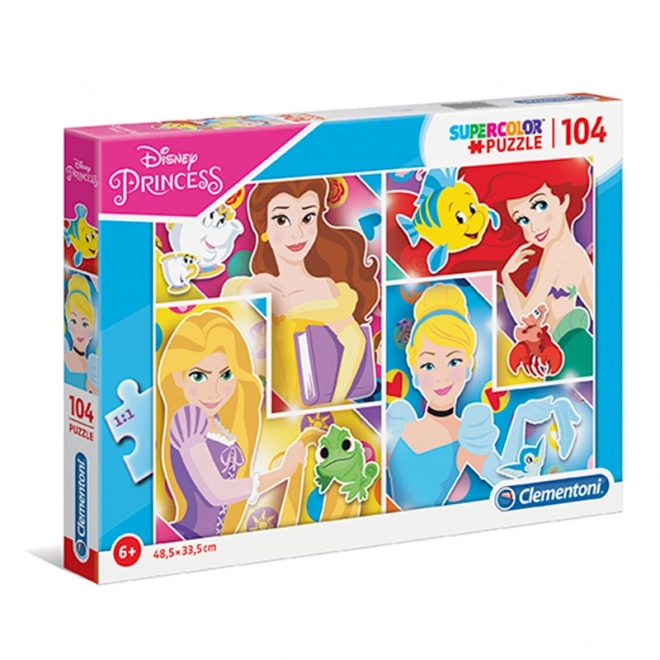 Clementoni Puzzle Disney Princezné: S priateľmi 104 dielikov