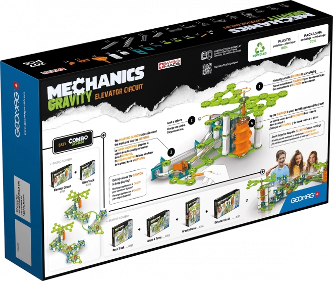 Geomag Stavebnica Mechanics Gravity Elevator Circuit