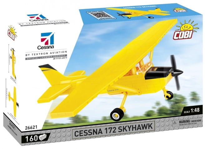 Cessna 172 Skyhawk žltá stavebnica