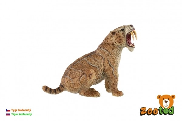 Šavlozubý Tyger Z Plastu 11cm