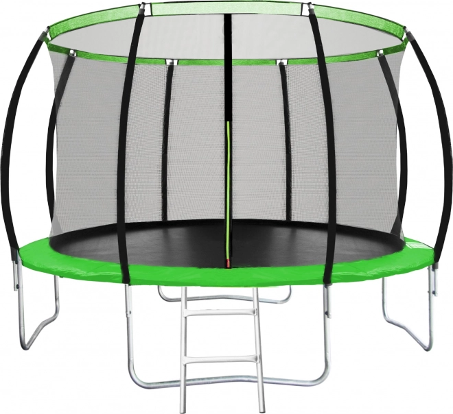 Trampolína Deluxe 366 cm s ochrannou sieťou a rebríkom