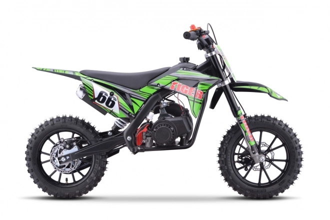 Benzínová motorka Tiger 49cc zelená