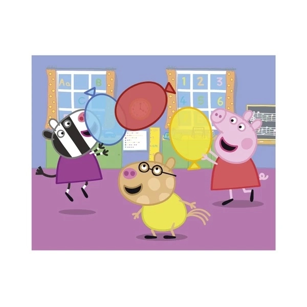 Drevené kocky Peppa Pig: Veselý deň – 20 kociek