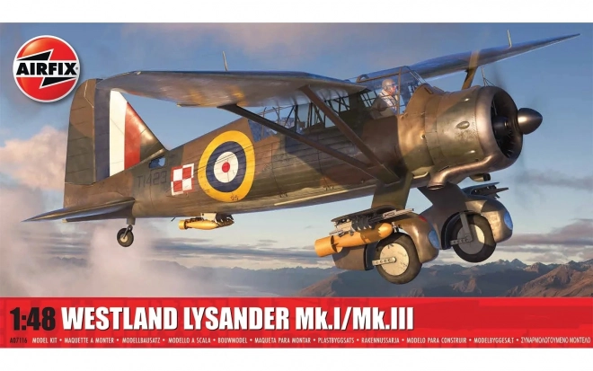 Model lietadla Westland Lysander Mk.I/Mk.III 1/48
