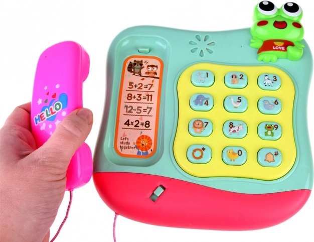 Farebný hudobný telefón pre deti