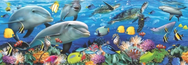 Panoramatické puzzle Podmorský svet 1000 dielikov