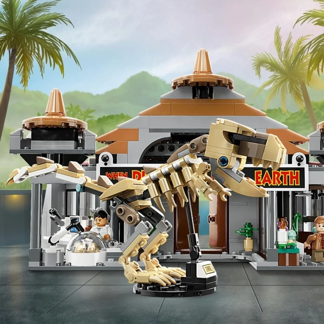 Jurassic World Lego Stredisko Pre Návštevníkov: Útok T-Rex a Raptora