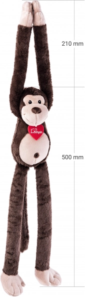 Plyšová opička Coffee - Objím ma 70 cm
