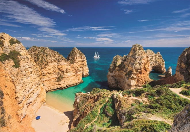 Puzzle 1000 dielikov zátoka Algarve CLEMENTONI