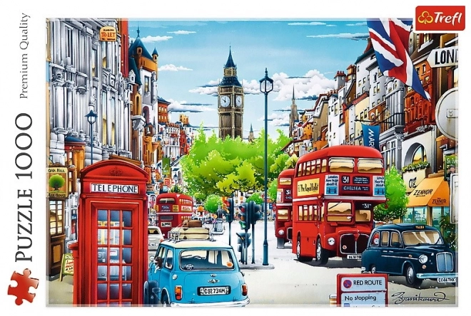 Puzzle 1000 dielikov - Londýnska ulica