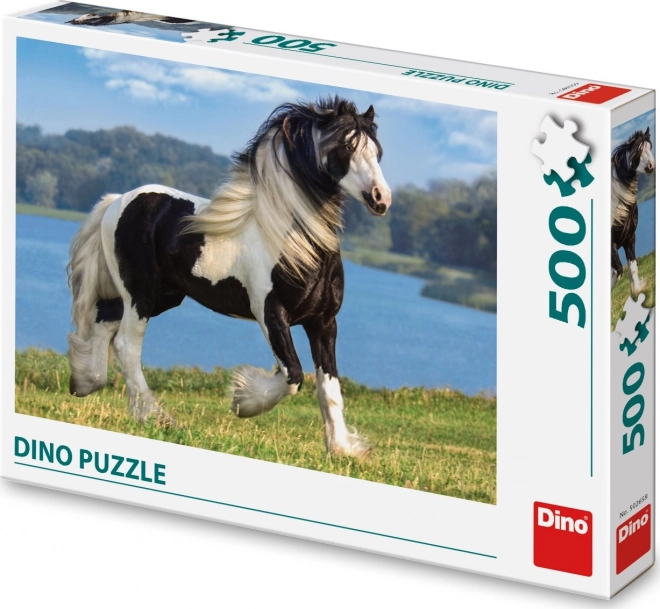 Čiernobiely kôň 500 puzzle