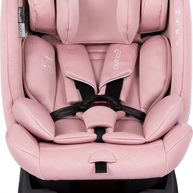 Autosedačka Chipolino Aviato i-Size 40-150 cm Ružová Marshmallow