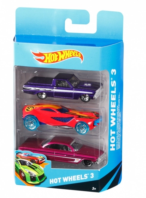 Hot Wheels Sada Autíčok 3ks