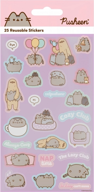 Nálepky s motívom Pusheen