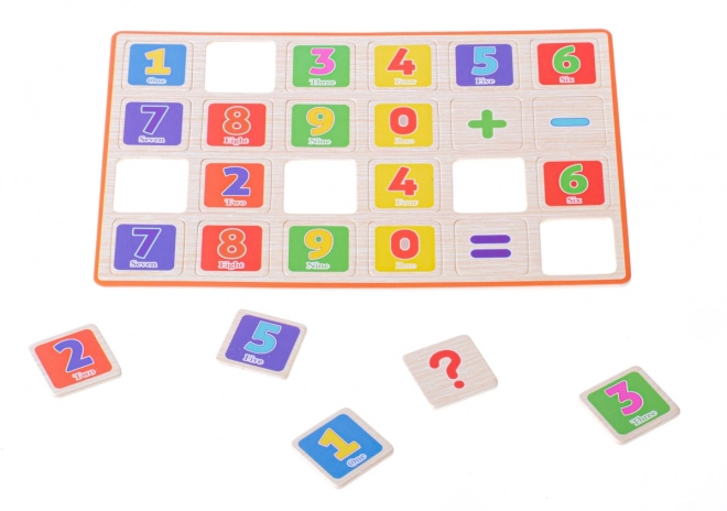 Drevené montessori počítadlo