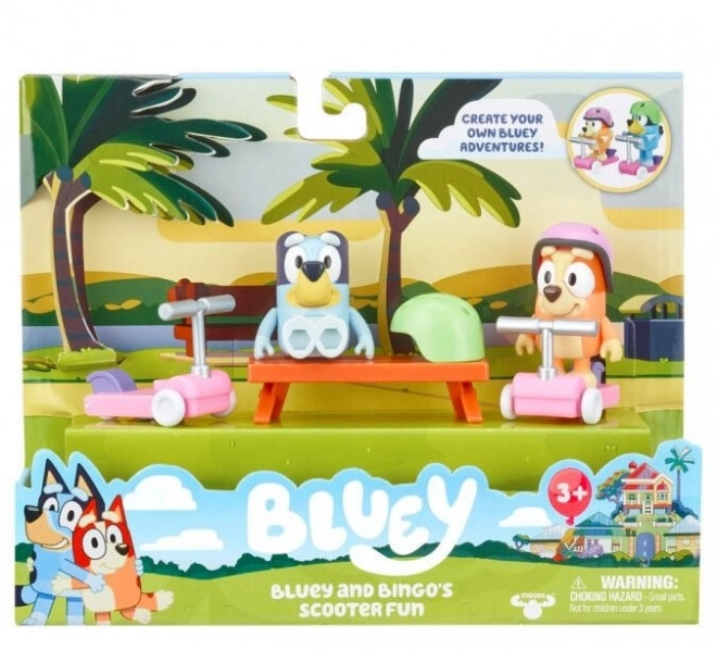 Bluey Jazda na kolobežke