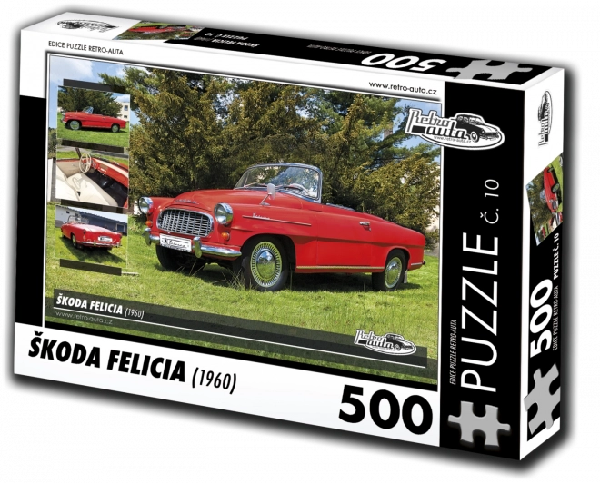 Retro puzzle Škoda Felicia 1960 500 dielikov