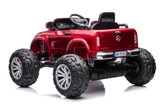 Auto na akumulátor Mercedes 4x4 červené lakované