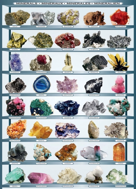 Puzzle Minerály 1000 dielikov Eurographics