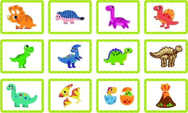 Magnetická skladačka dinosaury od Tooky Toy