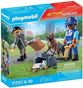 Playmobil Hľadanie s policajným psom