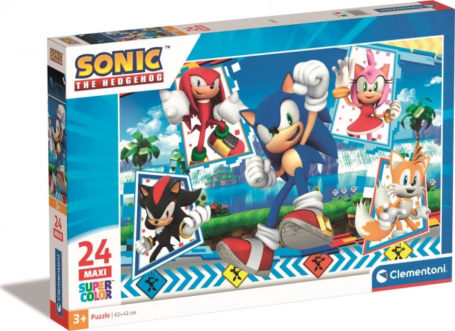 Clementoni: Puzzle 24 Maxi Super Sonic