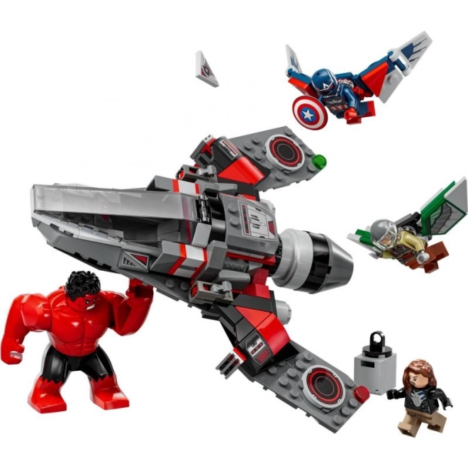 Lego Marvel Kapitán Amerika proti Červenému Hulkovi