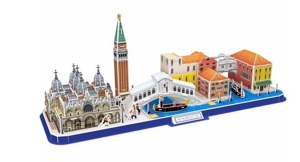 3D Puzzle City Line Benátky