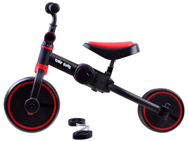 Detský trojkolesový bicykel 3v1 Tiny Bike – Červená