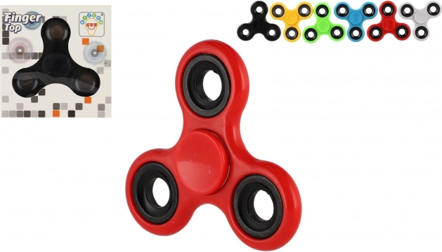 fidget spinner kovovo–plastový 7 cm, mix farieb